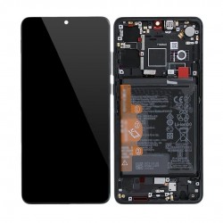 Huawei P30 LCD Ekran Dokunmatik Panel Servis Çıtalı Siyah
