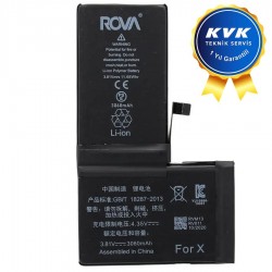 Rova iPhone X Batarya 3060mAh Yüksek Kapasiteli