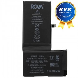 Rova iPhone XS Max Batarya 3174mAh Yüksek Kapasiteli