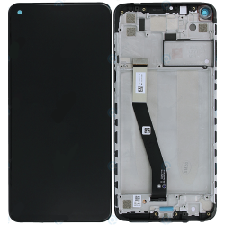 Xiaomi Redmi Note 9 LCD Ekran Dokunmatik Panel Servis Çıtalı Siyah