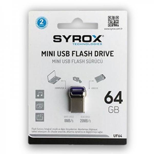 Syrox 64 GB Mini Fit USB Bellek UF64