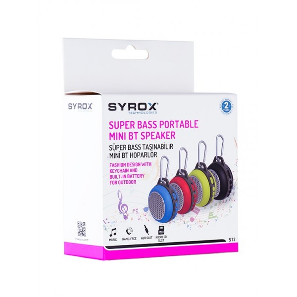 Syrox Bluetooth Speakers Mini S12