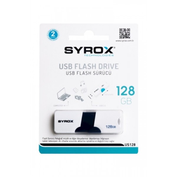 Syrox Sürgülü Usb Bellek 128GB US128