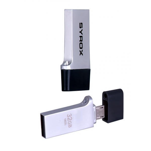 Syrox 32 GB OTG (Dual-Çift Giriş) USB Bellek OTG32