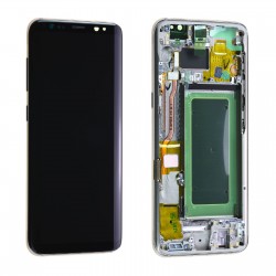 Samsung Galaxy S8 SM-G950 LCD Ekran Dokunmatik Servis Orjinali Gold