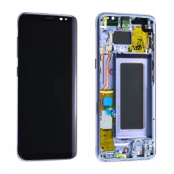 Samsung Galaxy S8 SM-G950 LCD Ekran Dokunmatik Servis Orjinali Orkide Gri