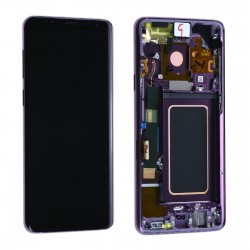 Samsung Galaxy S9 Plus SM-G965 LCD Ekran Dokunmatik Servis Orjinali Mor